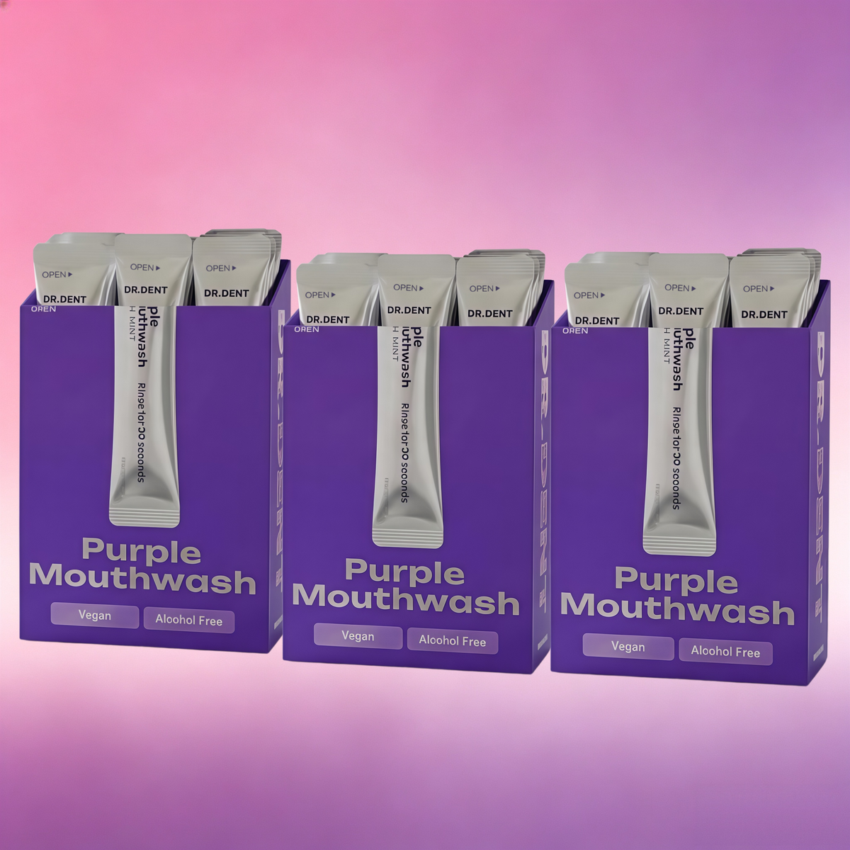 DR.DENT Purple Mouthwash‑Fresh Mint