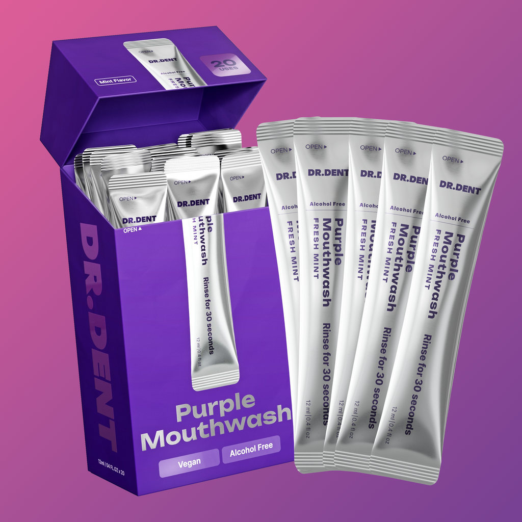DR.DENT Purple Mouthwash‑Fresh Mint